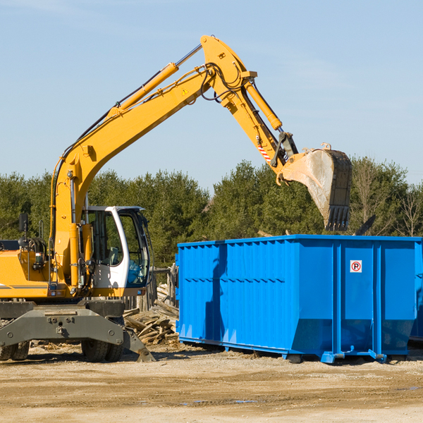 can i choose the location where the residential dumpster will be placed in Winston Salem NC